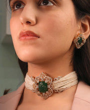 Emerald Empress Choker Set
