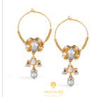 Pearl Polki Grace Earrings