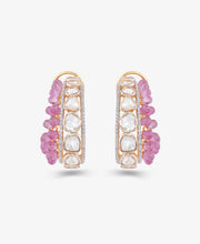 Blush Bling Hoops