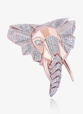 Majestic Tusker Brooch
