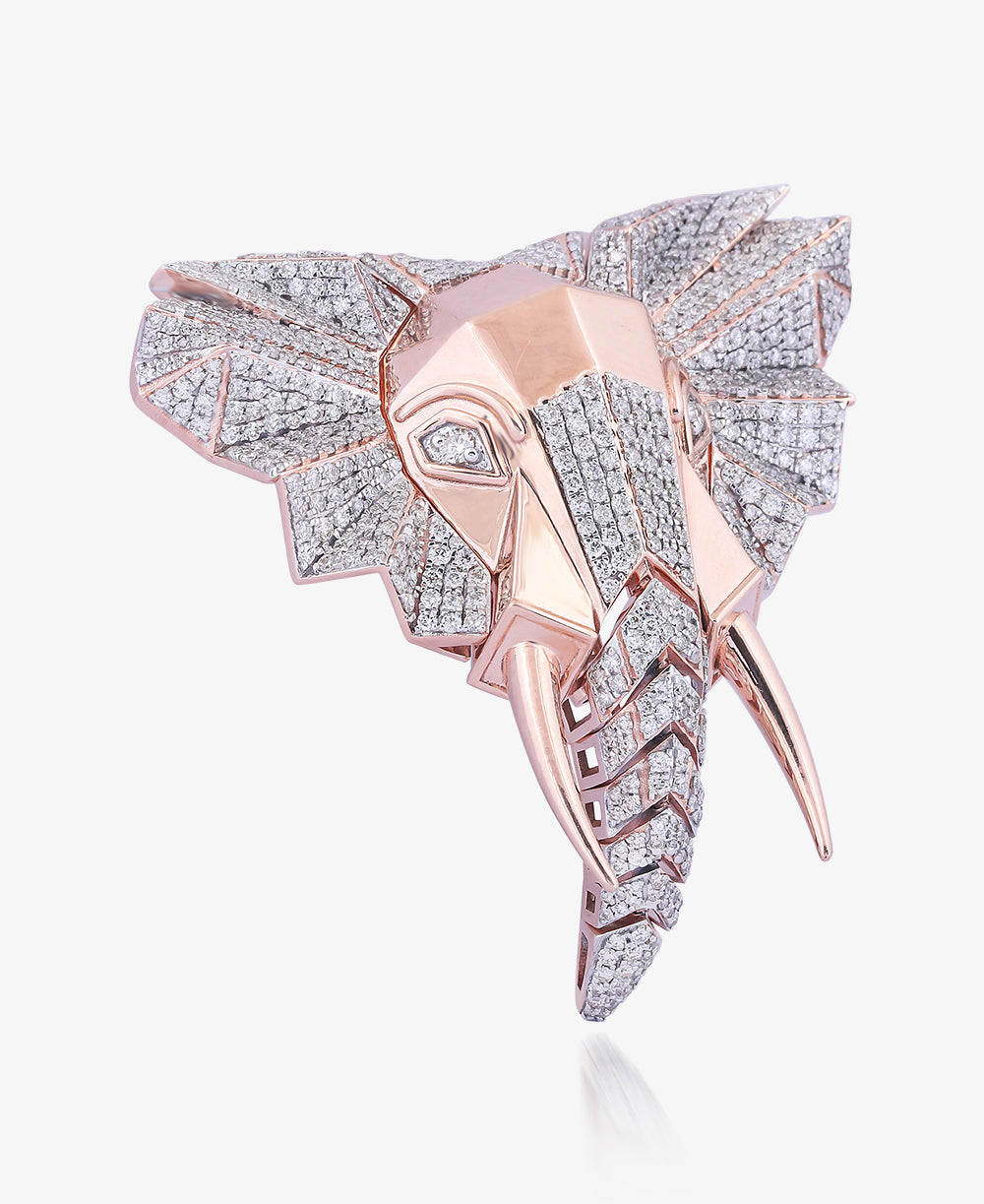 Majestic Tusker Brooch