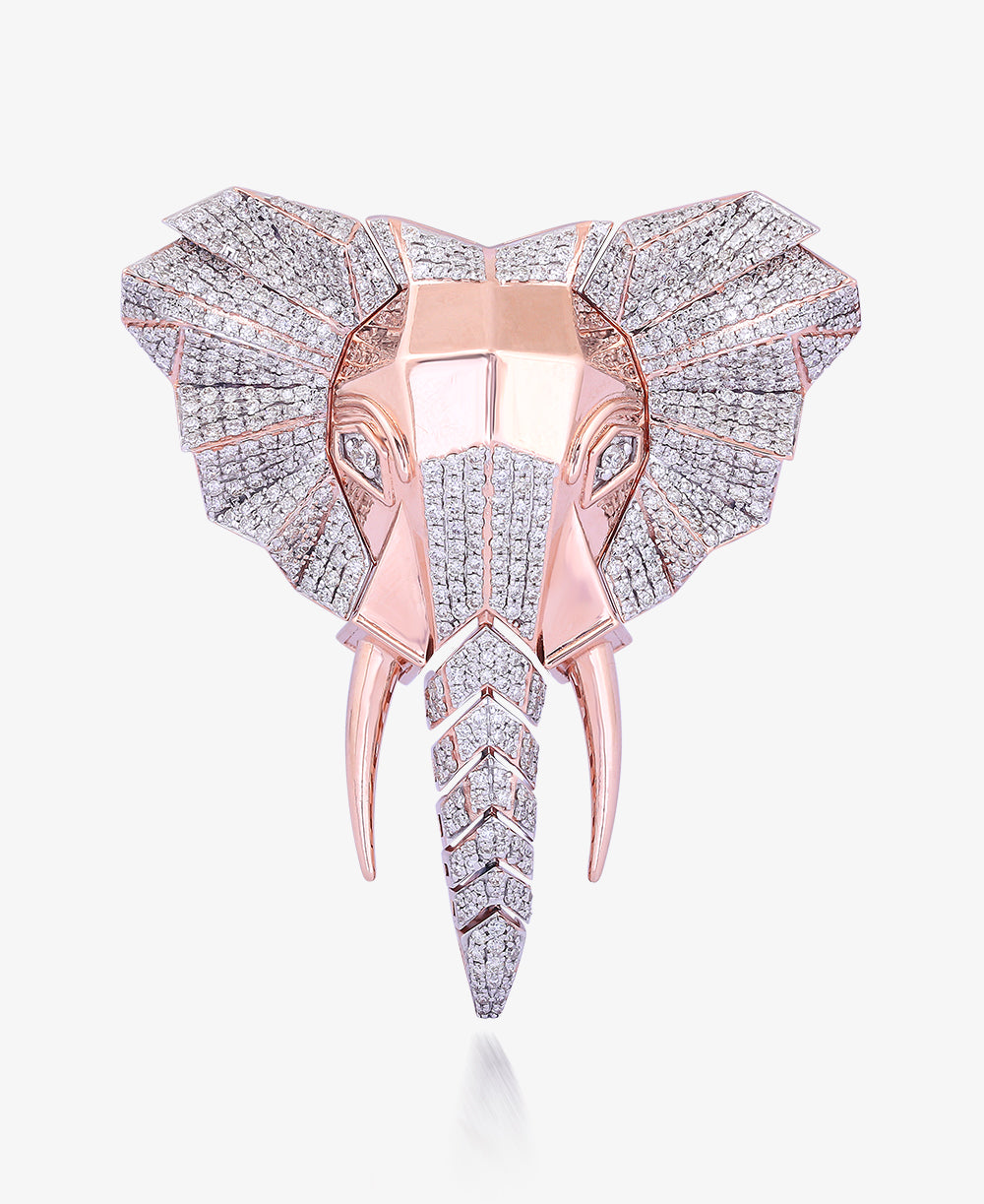 Majestic Tusker Brooch