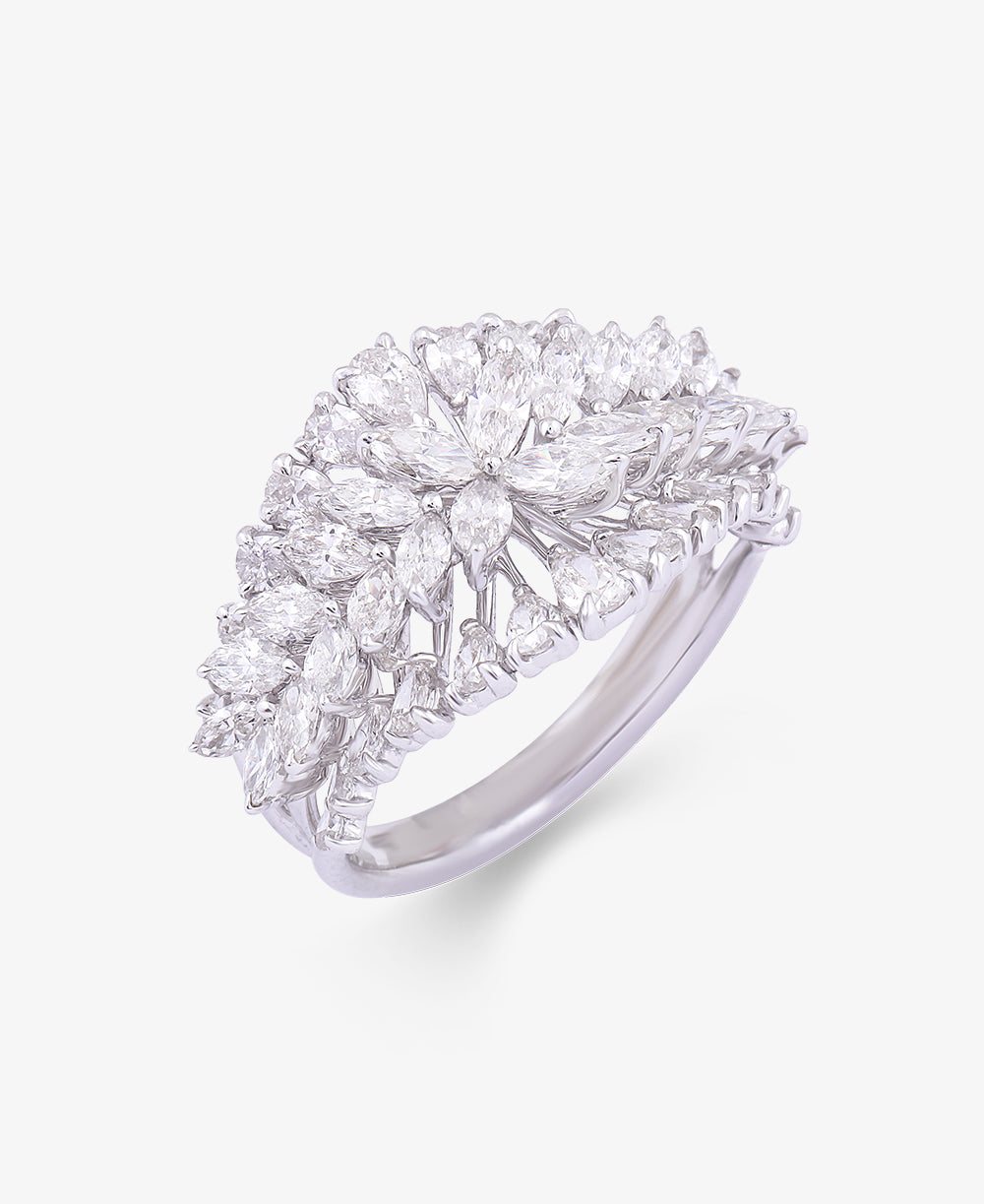 Diamond Bloom Ring