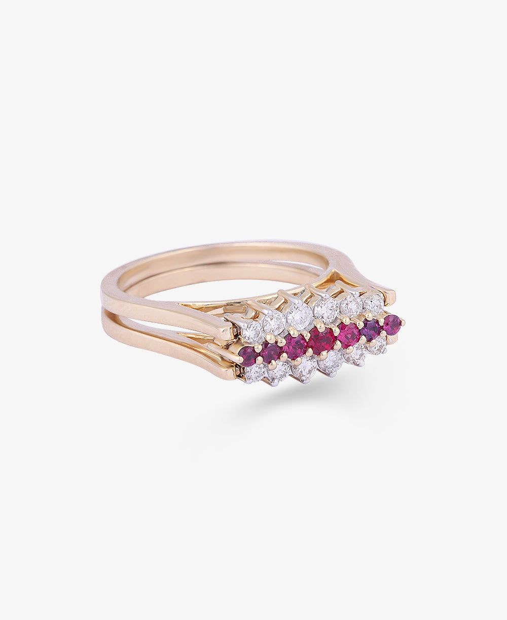 Double Dazzle Ring