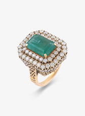 Emerald Blush Ring