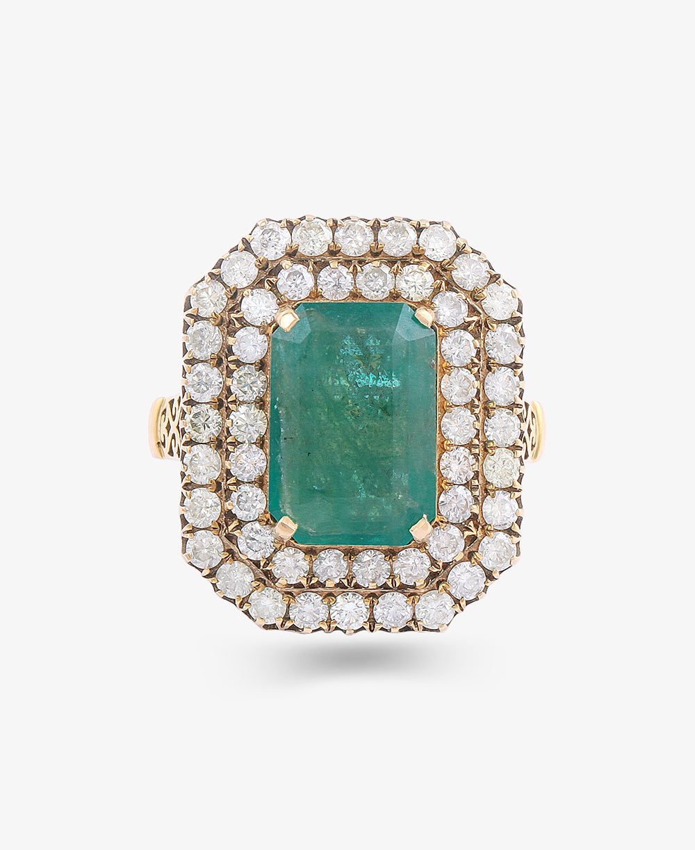 Emerald Blush Ring