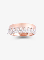 Teardrop Arc Ring
