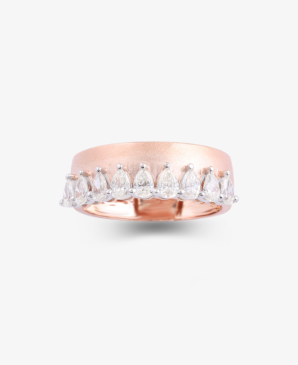 Teardrop Arc Ring