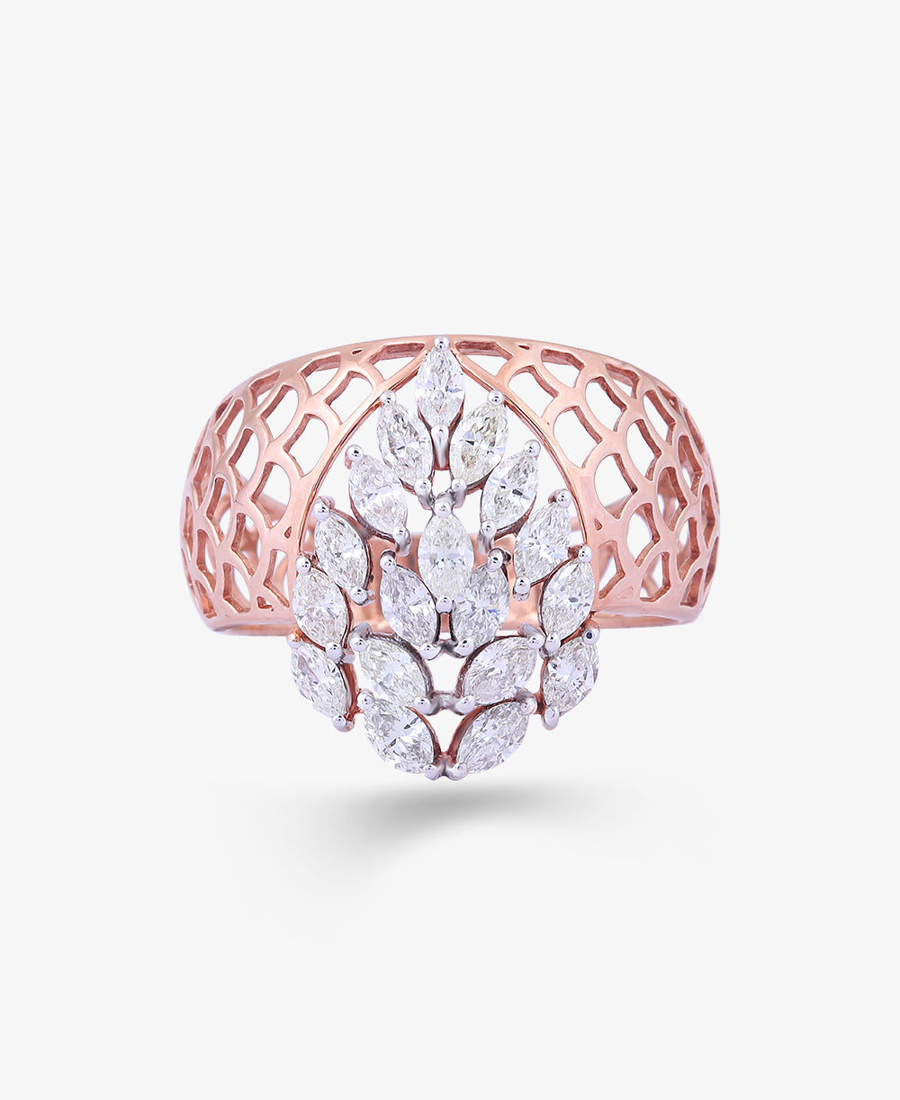 Dazzle Mesh Ring
