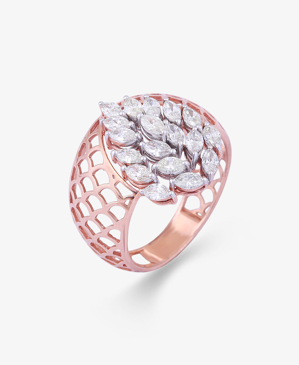 Dazzle Mesh Ring