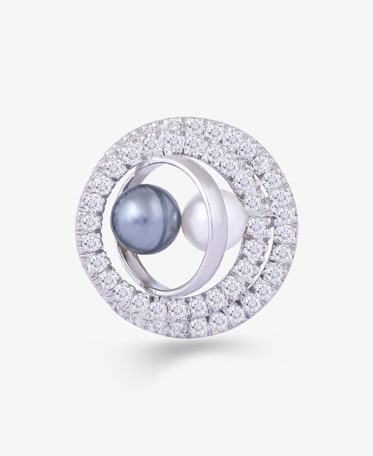 All Eyes on Pearls Ring