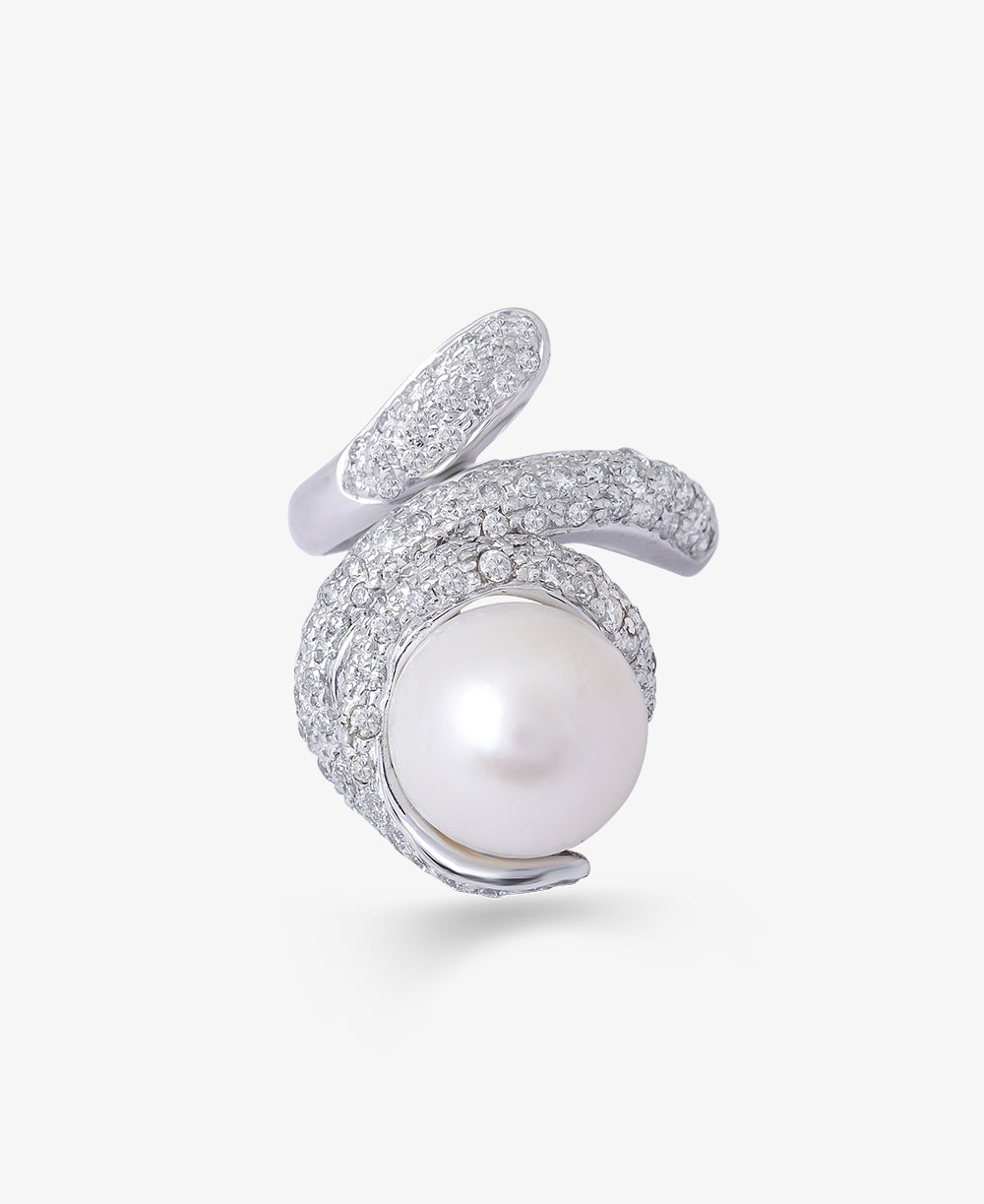 Pearl Swirl Ring