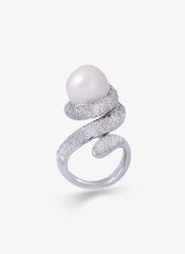 Pearl Swirl Ring