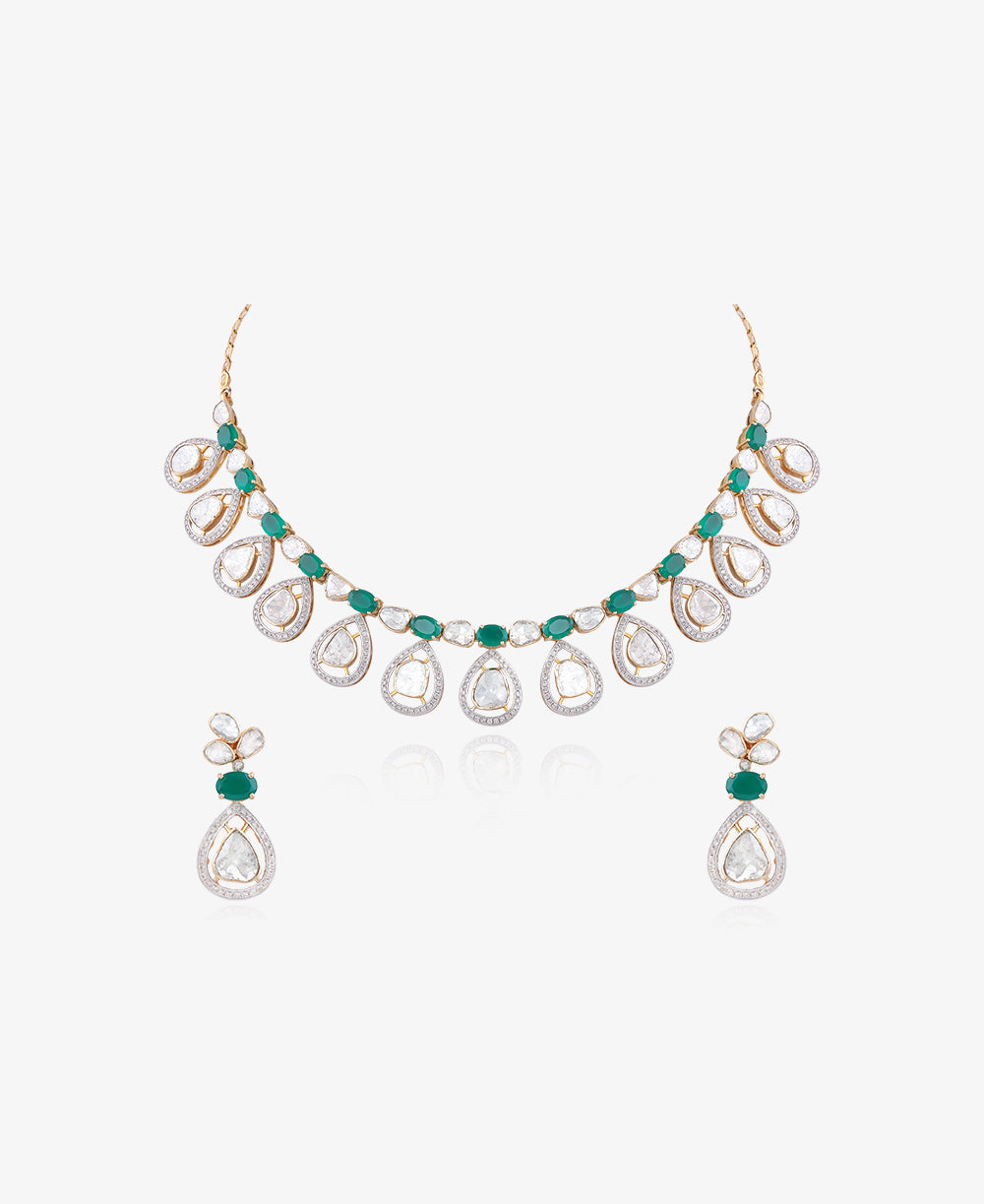 Emerald Grace Necklace Set