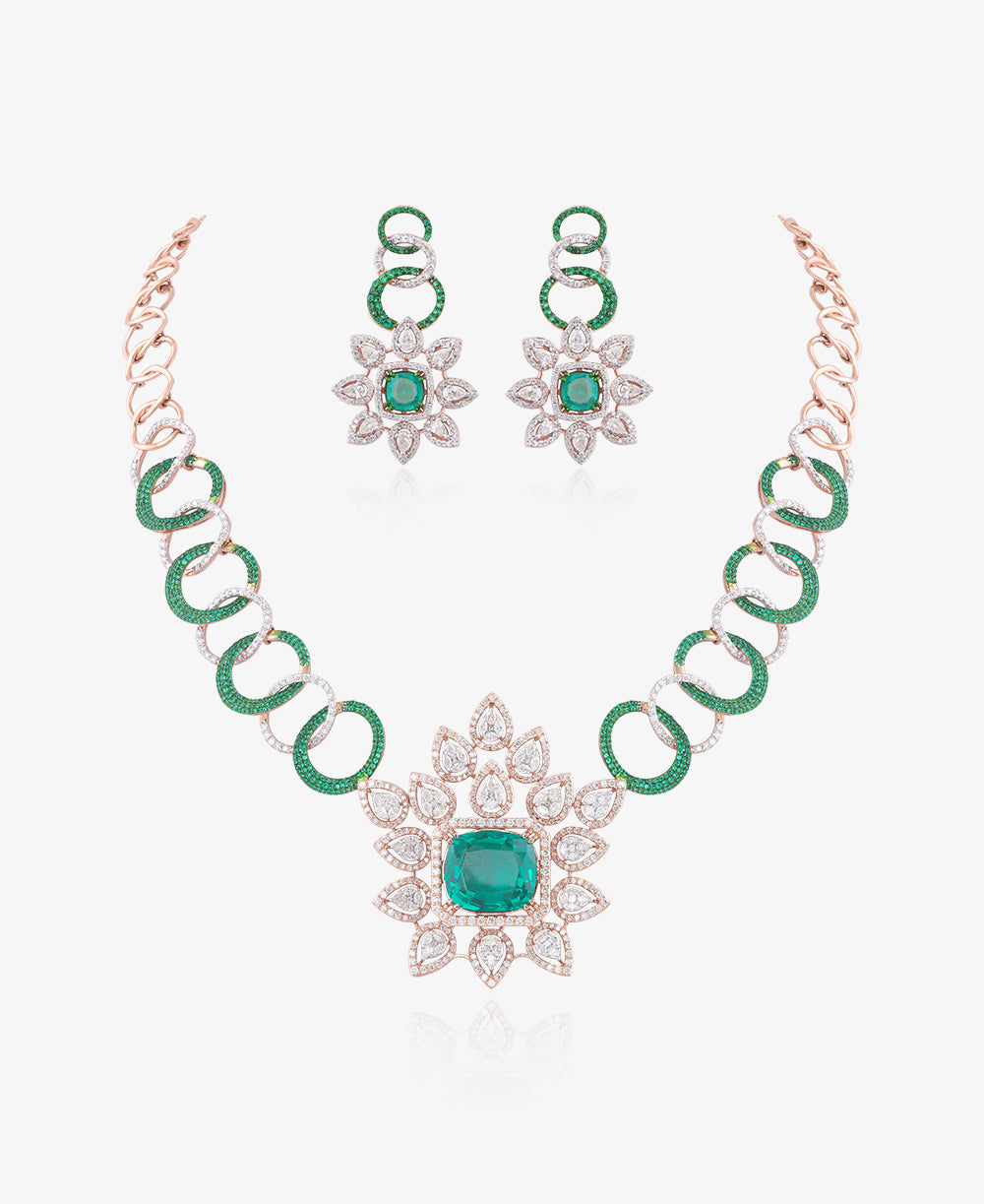 Circle Crush Necklace Set