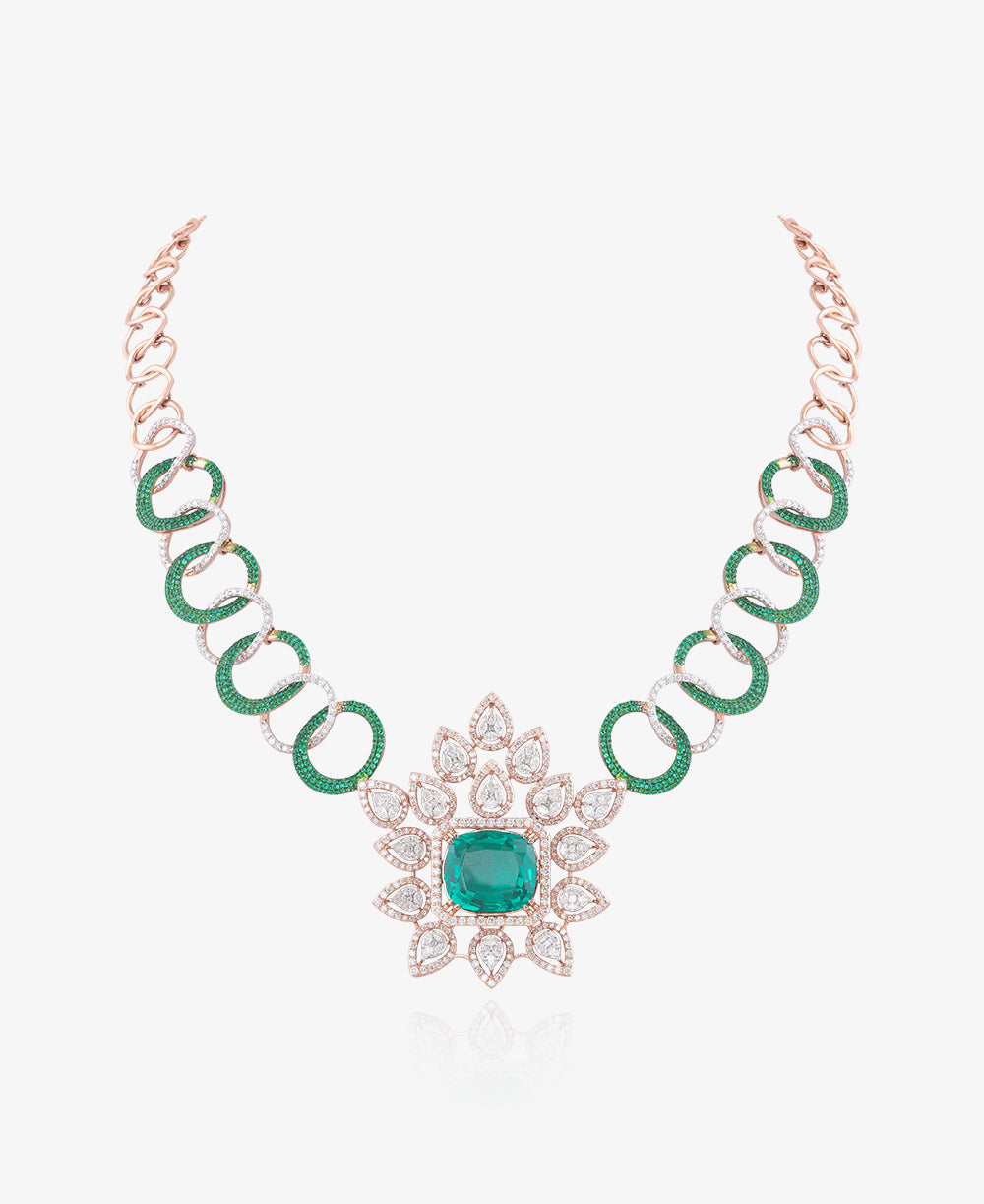 Circle Crush Necklace Set