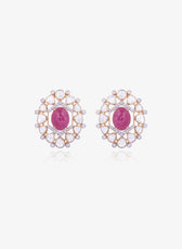 Scarlet Bloom Necklace Set