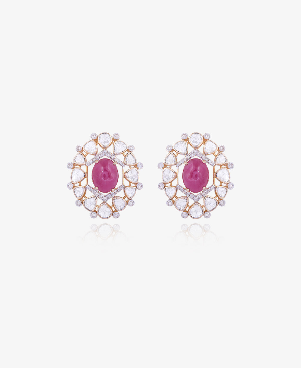 Scarlet Bloom Necklace Set