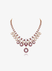 Crimson Polki Affair Necklace Set