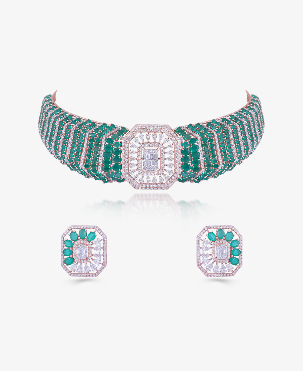 Go Green, Go Glam Necklace Set