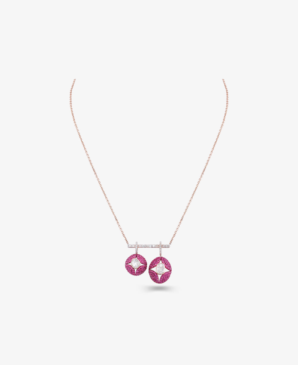 Kiss Me Crimson Necklace Set