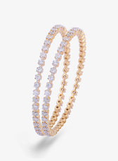 Blinged in Diamond Bangles