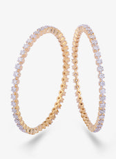 Blinged in Diamond Bangles