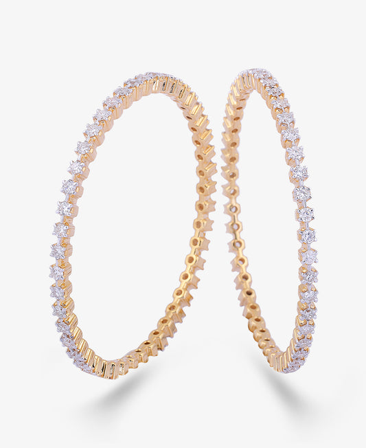 Blinged in Diamond Bangles
