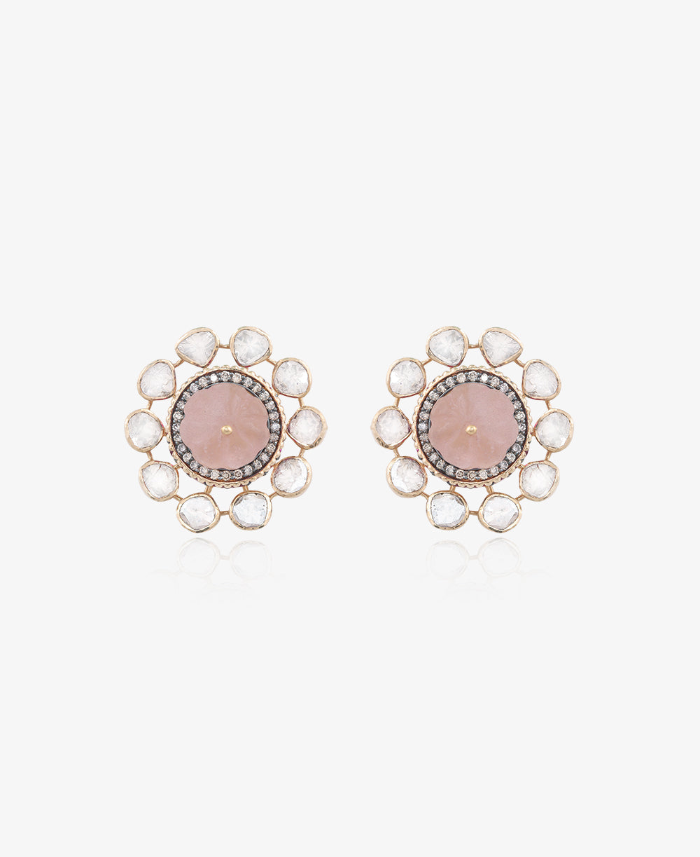 Blush Bloom Studs