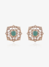 Emerald Bloom Studs
