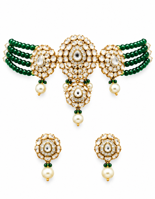 RAJWADI RADIANCE CHOKER SET