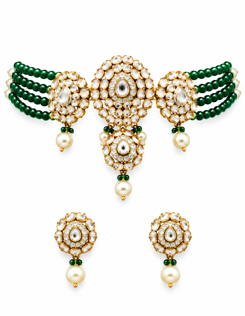 RAJWADI RADIANCE CHOKER SET