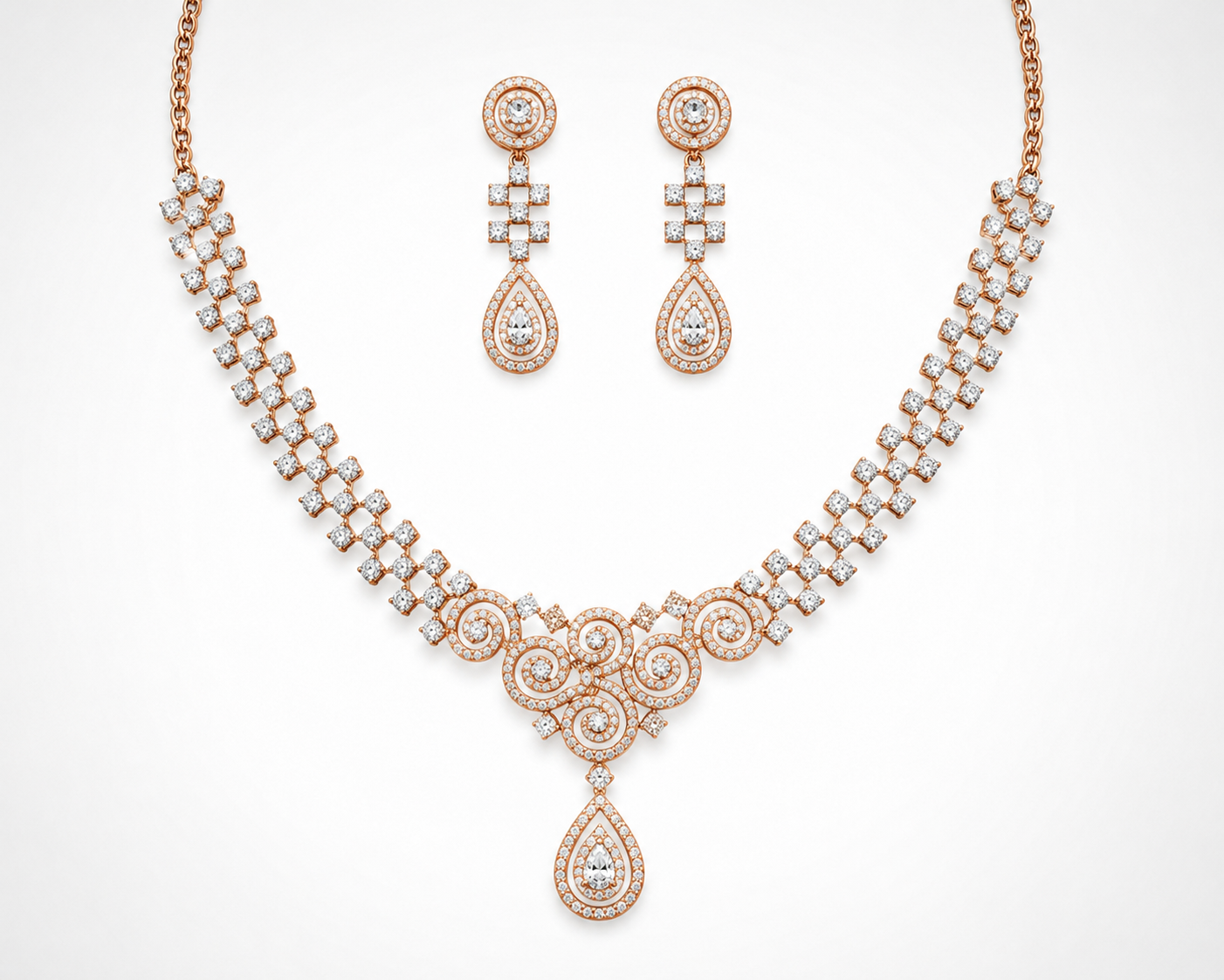 SWIRL AFFAIR NECKLACE