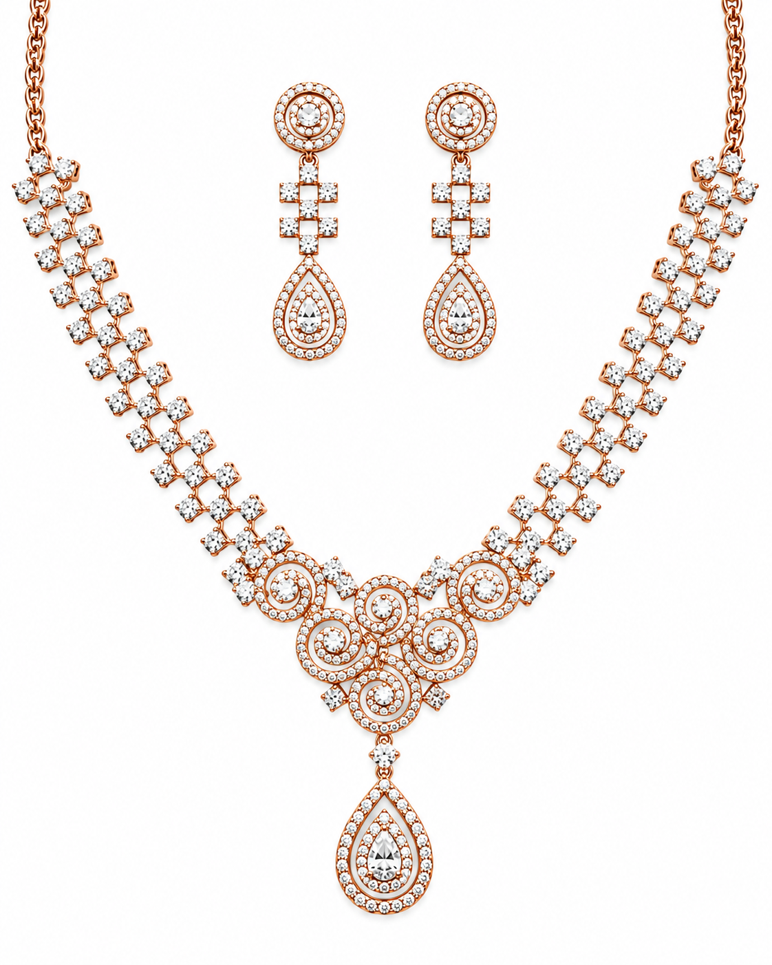 SWIRL AFFAIR NECKLACE