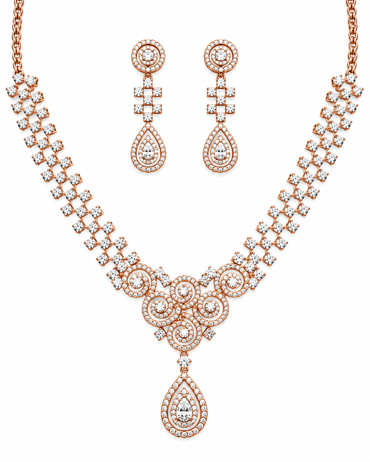 SWIRL AFFAIR NECKLACE