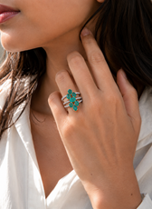 COLOUR ME GREEN RING