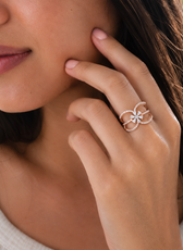 BLOSSOM TWIST RING