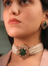 Emerald Empress Choker Set