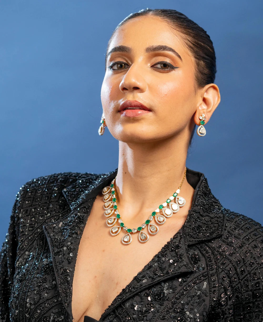 Emerald Grace Necklace Set