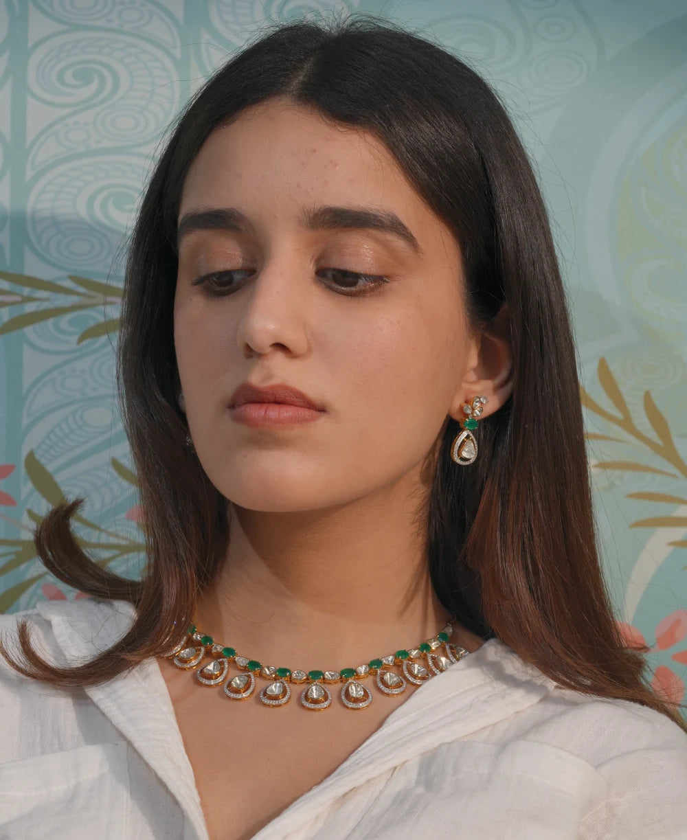 Emerald Grace Necklace Set