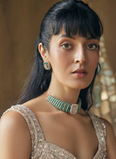 Go Green, Go Glam Necklace Set