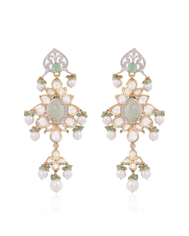 Polki Princess Necklace Set