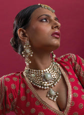 Polki Princess Necklace Set
