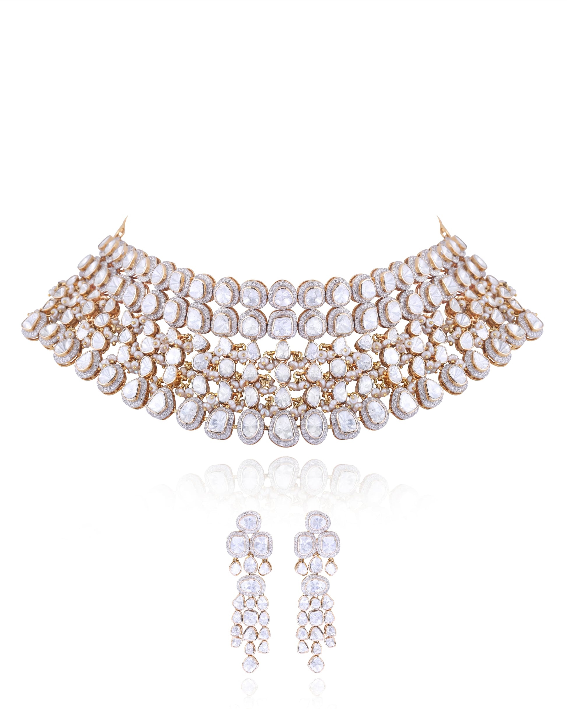 Polki Overload Necklace Set