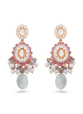 IMPERIAL BLUSH POLKI SET