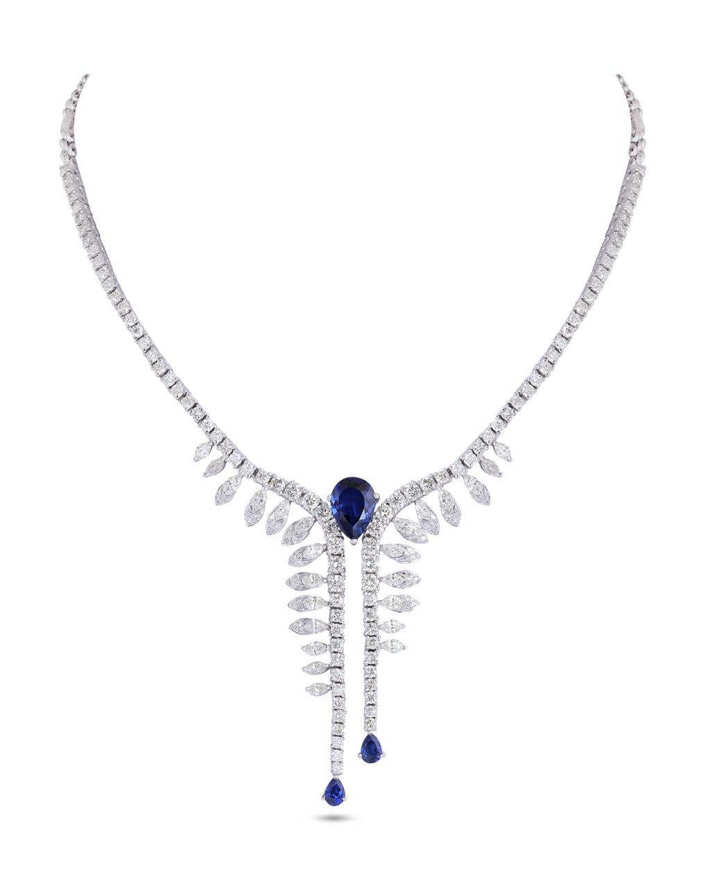 CELESTIQUE BLUE DROP DIAMOND SET