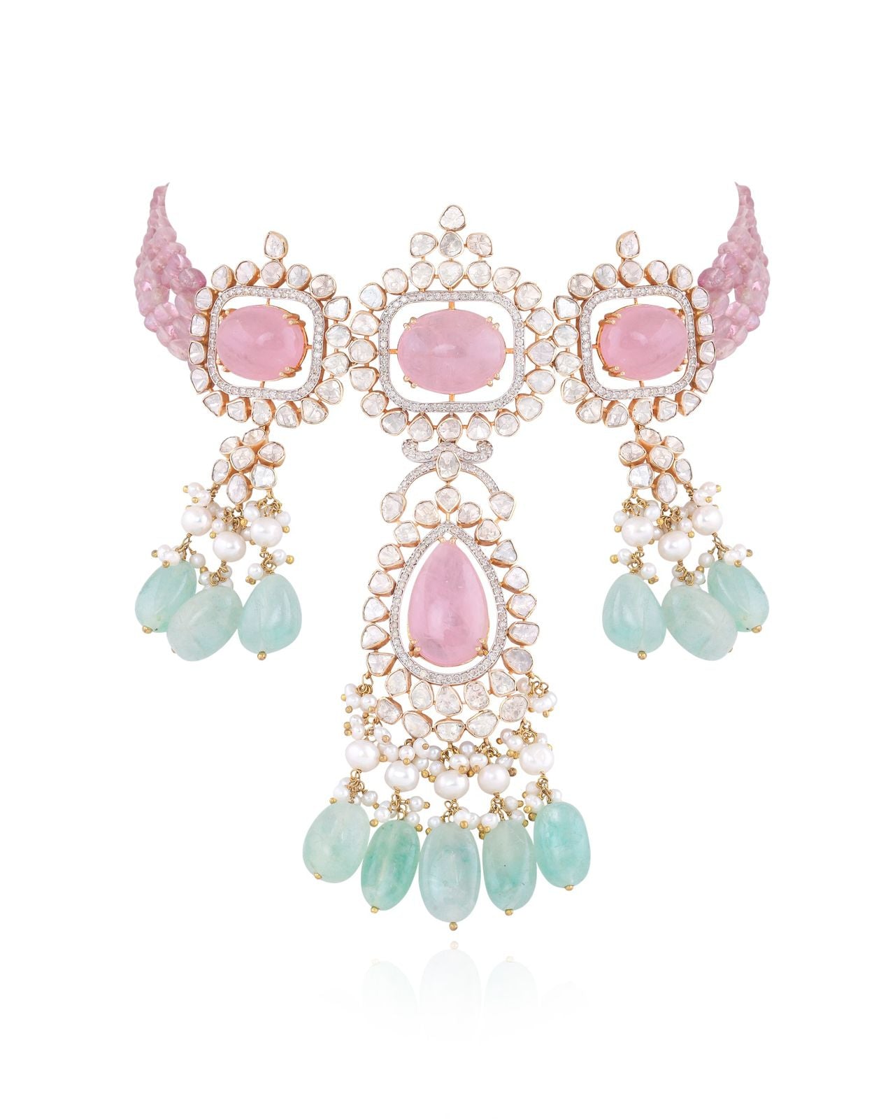 BLUSH SERENADE POLKI SET