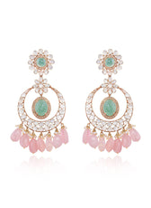 ROSELLE EMERALD POLKI SET