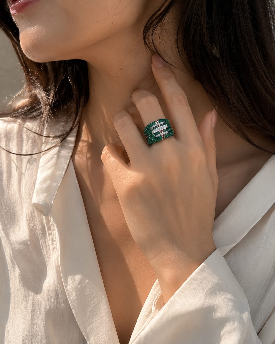 SLAY IN JADE RING