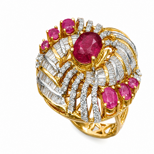 RUBY RUSH RING
